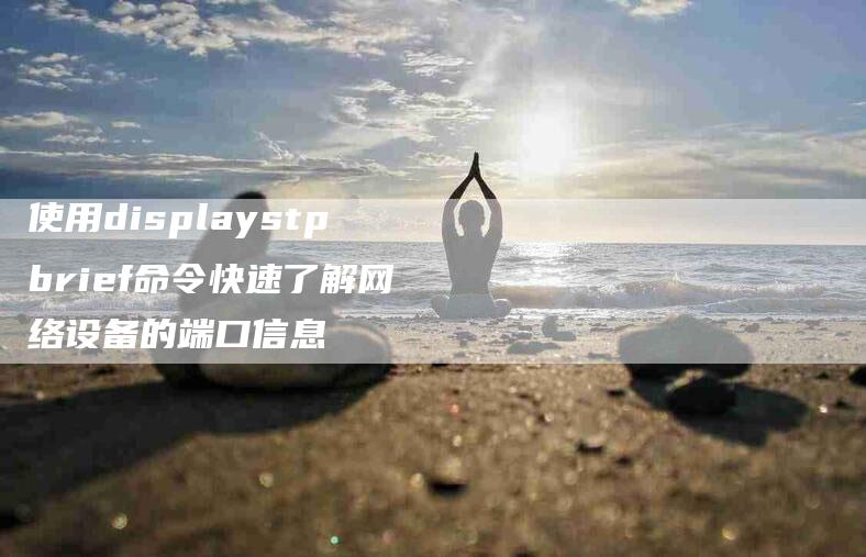 使用displaystpbrief命令快速了解网络设备的端口信息