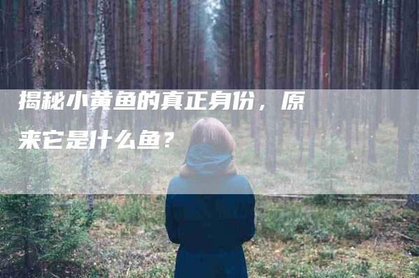 揭秘小黄鱼的真正身份，原来它是什么鱼？