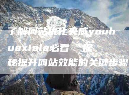 了解网站优化夹威youhuaxiala必看  探秘提升网站效能的关键步骤