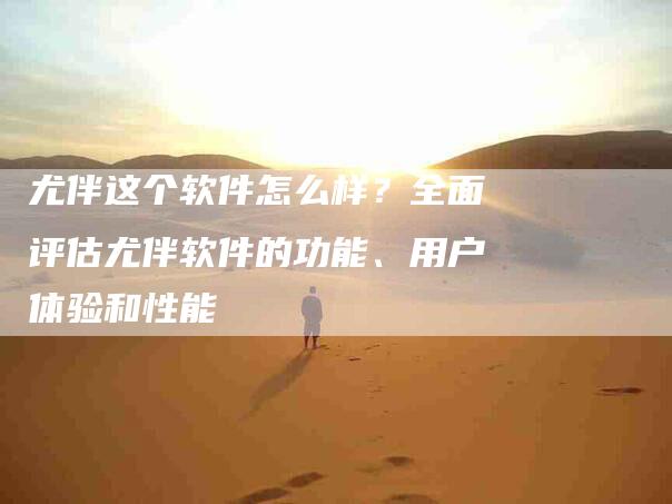 尤伴这个软件怎么样？全面评估尤伴软件的功能、用户体验和性能