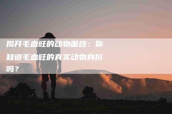 揭开毛血旺的动物面纱：你知道毛血旺的真实动物身份吗？