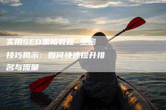 实用SEO黑帽教程 绝密技巧揭示：如何快速提升排名与流量