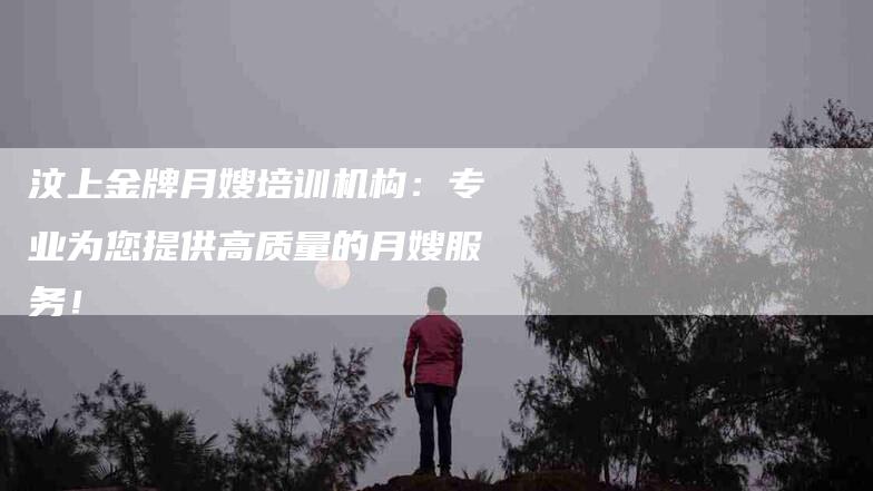 汶上金牌月嫂培训机构：专业为您提供高质量的月嫂服务！