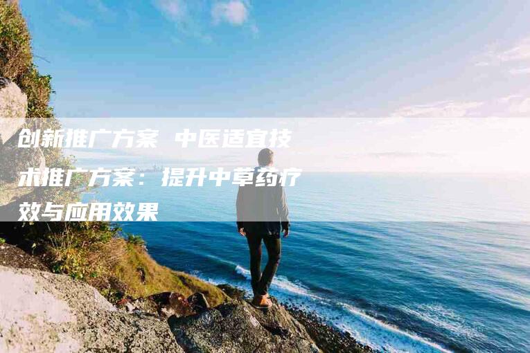 创新推广方案 中医适宜技术推广方案：提升中草药疗效与应用效果