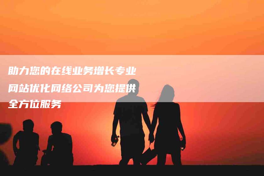 助力您的在线业务增长专业网站优化网络公司为您提供全方位服务